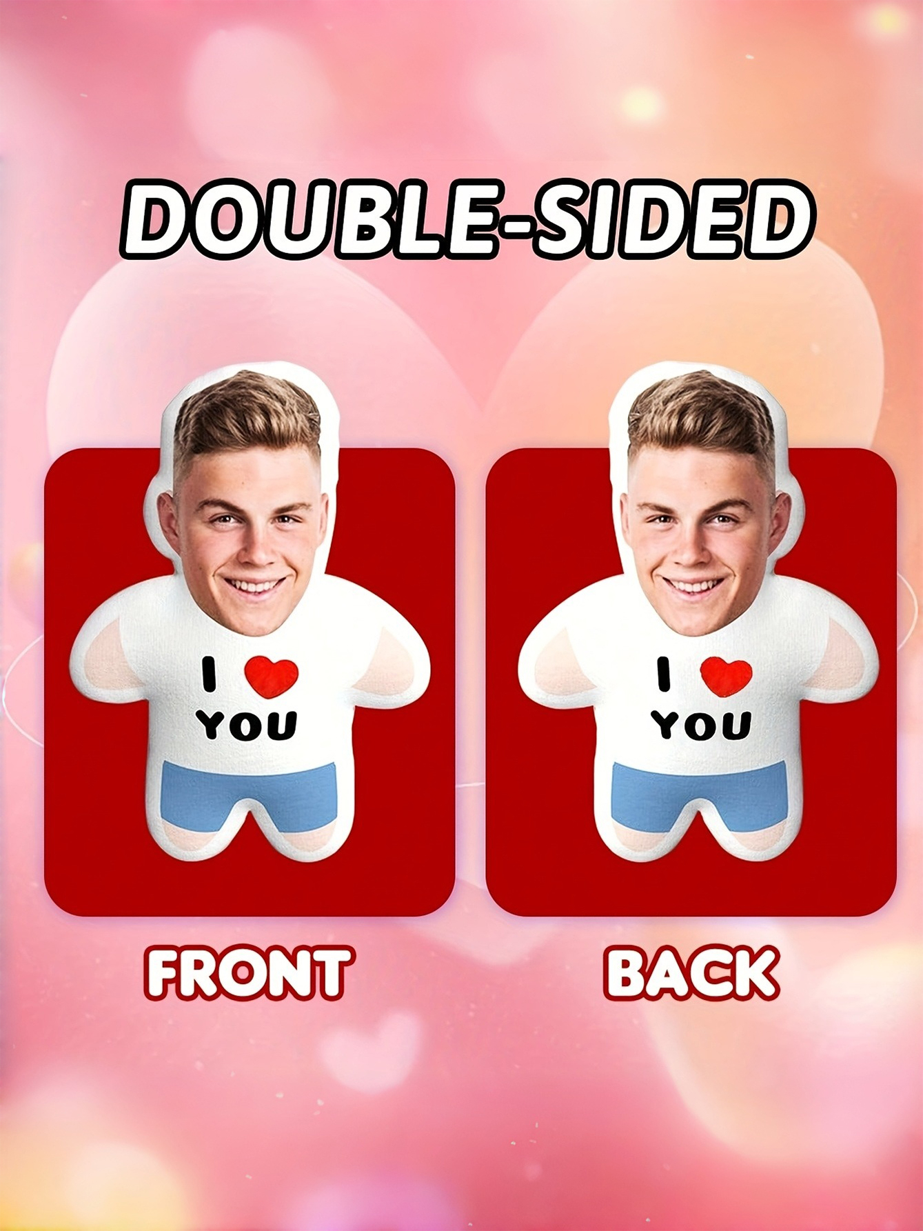 Custom Photo Plush Pillow